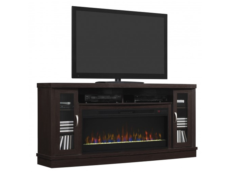 BellO Hutchinson TV Stand for TVs up to 80 Oak Expresso ...