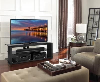 Bell'O TV Stand With Wide Shelves - YF2503BK