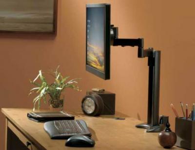 Sanus Full-Motion Desk Mount For Monitors Up to 30" - MD115-G1