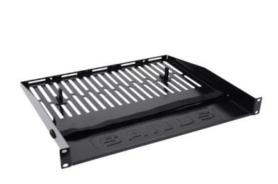 Sanus 1U Vented Shelf Fits all Component Series AV Racks - CASH21-B1