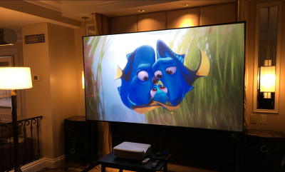 EluneVision 120" 16:9 Short Throw ALR Projection Screen - EV-ZLST-120-0.7