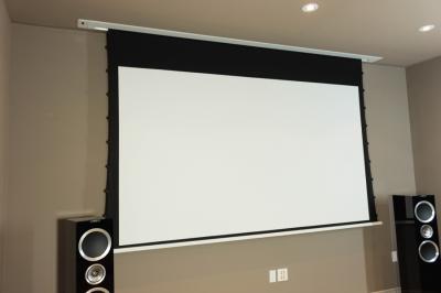 EluneVision 120" 16:9 Tab-In Ceiling Acoustic Motorized Reference 4K Screen - EV-TICAW-120-1.15
