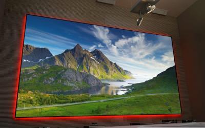 EluneVision 150" 16:9 Aurora NanoEdge ALR 4K Fixed-Frame Screen - EV-ZL-150-1.3