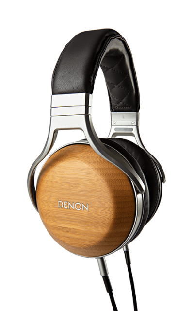 Denon Bamboo Over-Ear Premium Headphones - AHD9200