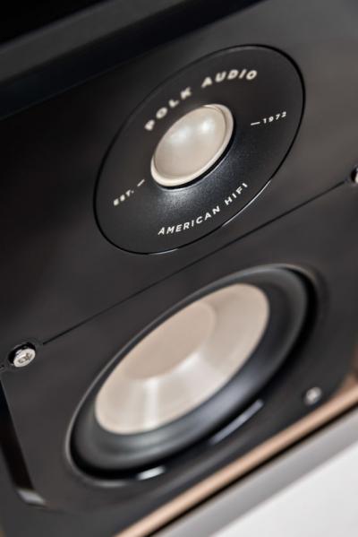 Polk Audio Signature Series American HiFi Home Theater Compact Bookshelf Speaker - S15 Black Walnut