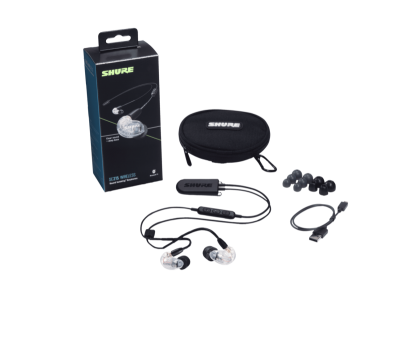 Shure Sound Isolating Earphones with 5.0 Bluetooth - SE215-K+BT2