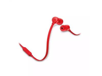 JBL TUNE 110 In-Ear Headphones - JBLT110REDAM
