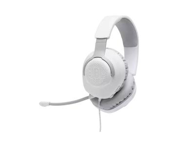 JBL Quantum 100 Wired Over-Ear Gaming Headset - JBLQUANTUM100WHTAM