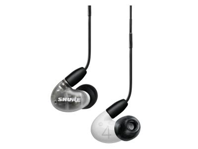 Shure AONIC 4 Sound Isolating Earphones With Dual Driver Hybrid Design In White - SE42HYW+UNI