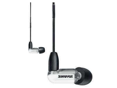 Shure  AONIC 3 Sound Isolating Earphones With Striking Full-Range Sound In White - SE31BAWUNI