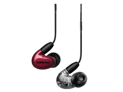 Shure AONIC 5 Sound Isolating Earphones With Sound Isolating Technology In Red - SE53BARD+UNI