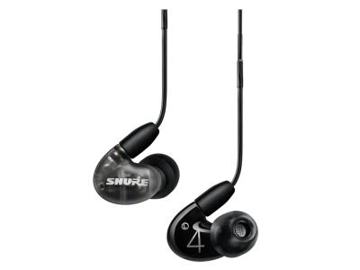 Shure AONIC 4 Sound Isolating Earphones With Dual Driver Hybrid Design In Black - SE42HYBK+UNI