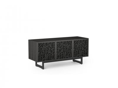 BDI Elements 8777 Media Three Component TV Stand With Rear Access Panels In Ricochet / Charcoal - BDIELEM8777CRL-ME-RI