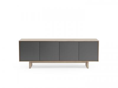 BDI Octave 8379 Modern Tv Stand in Drift Oak - BDIOCTA8379OAK