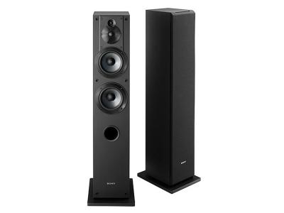 Sony - Core Series Dual 5" 3-Way Floorstanding Speaker (Each) - Black SSCS3