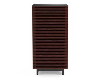 BDI Corridor 8172 AV Stereo Cabinet With Reversible Door In Chocolate Stained Walnut - BDICORR8172CHOC