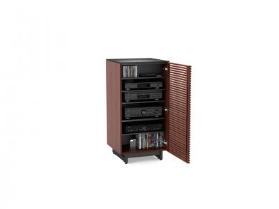 BDI Corridor 8172 AV Stereo Cabinet With Reversible Door In Chocolate Stained Walnut - BDICORR8172CHOC