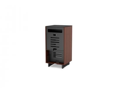 BDI Corridor 8172 AV Stereo Cabinet With Reversible Door In Chocolate Stained Walnut - BDICORR8172CHOC