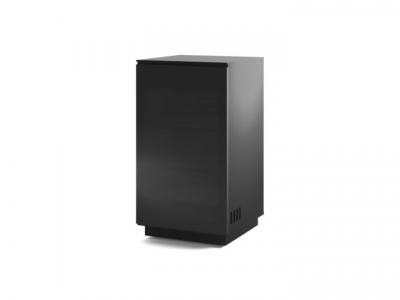 BDI Mirage 8222 Black Glass Stereo Cabinet - BDIMIRA8222SB