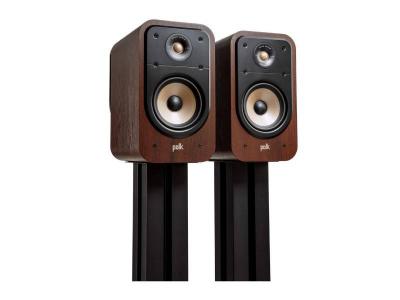 Polk Audio Large Bookshelf HiFi Home Theater Speaker in Brown - ES20 - Brown