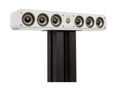 Polk Audio Slim Center Channel Loudspeaker For High-Resolution Home Theater Sound - ES35 - White