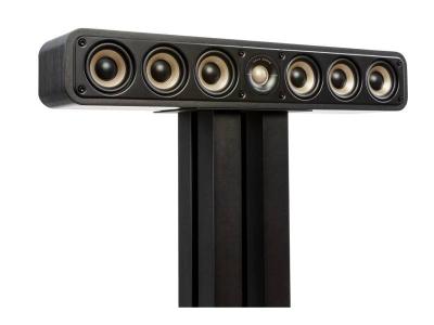 Polk Audio Slim Center Channel Loudspeaker For High-Resolution Home Theater Sound - ES35 - Black