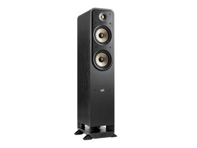 Polk Audio High-Resolution Floor-Standing Loudspeaker in Black - ES55 - Black