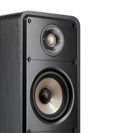 Polk Audio High-Resolution Floor-Standing Loudspeaker in Black - ES55 - Black