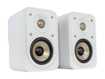 Polk Audio High-Resolution Surround Speakers for Hi-Fi Home Theater - ES10 - White