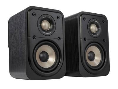 Polk Audio High-Resolution Surround Speakers for Hi-Fi Home Theater - ES10 - Black