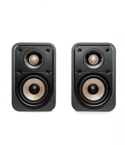 Polk Audio High-Resolution Surround Speakers for Hi-Fi Home Theater - ES10 - Black