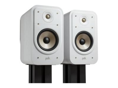 Polk Audio High-Resolution Bookshelf LoudSpeakers in White - ES20 - White