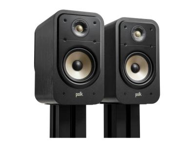 Polk Audio High-Resolution Bookshelf LoudSpeakers in Black - ES20 - Black