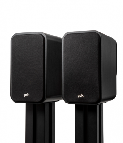 Polk Audio High-Resolution Bookshelf LoudSpeakers in Black - ES20 - Black