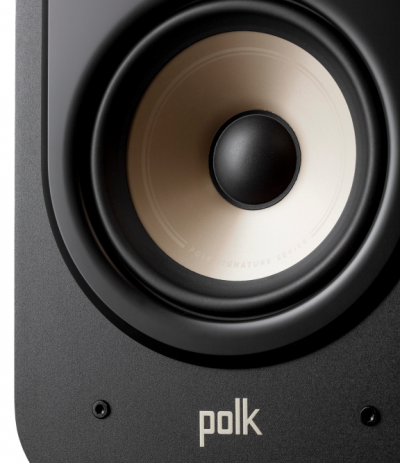 Polk Audio High-Resolution Bookshelf LoudSpeakers in Black - ES20 - Black