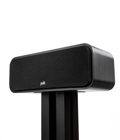 Polk Audio Center Channel Loudspeaker For High-Resolution Home Theater Sound - ES30 - Black