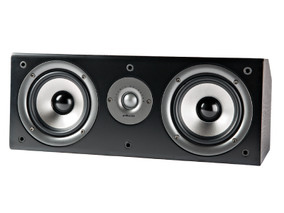 Polk Audio Center Channel With Two Drivers and One Tweeter - CS1