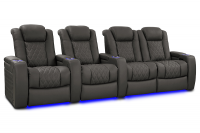 Valencia Theater Seating Matte Super Supple Semi-Aniline Italian Nappa Leather Seating Surface - Tuscany Luxury (GR)