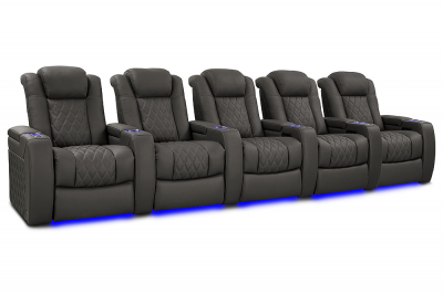 Valencia Theater Seating Matte Super Supple Semi-Aniline Italian Nappa Leather Seating Surface - Tuscany Luxury (GR)