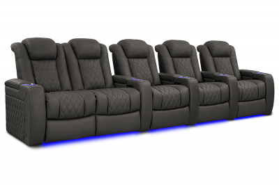 Valencia Theater Seating Matte Super Supple Semi-Aniline Italian Nappa Leather Seating Surface - Tuscany Luxury (GR)