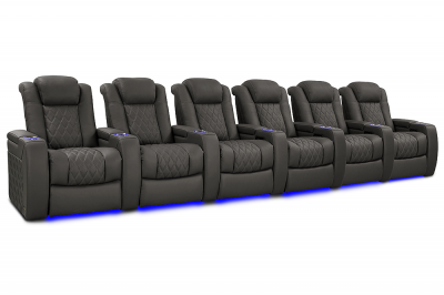 Valencia Theater Seating Matte Super Supple Semi-Aniline Italian Nappa Leather Seating Surface - Tuscany Luxury (GR)