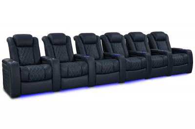 Valencia Theater Seating Matte Super Supple Semi-Aniline Italian Nappa Leather Seating Surface - Tuscany Luxury (MB)