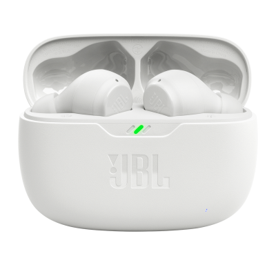 JBL Vibe Beam True Wireless Earbuds in White - JBLVBEAMWHTAM