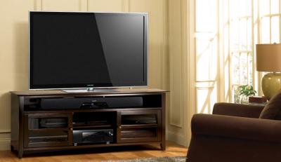 Bell'O TV Stand Dark Espresso Finish Wood  WAVS99175