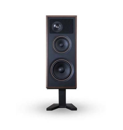 PSB Speakers 2-Way Standmount Loudspeaker with Passive Radiator in Open-Grain Walnut Veneer - Passif 50WLNT