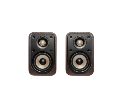 Polk Audio Signature Elite High-Quality Wall-Mountable Satellite Surround Speakers in Brown - ES10 - Brown