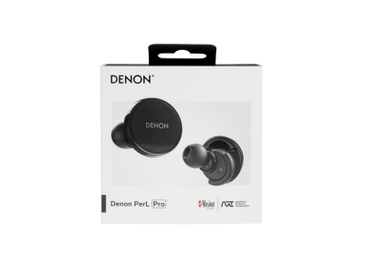 Denon PerL Pro Premium True Wireless Earbuds in Black - AHC15PLBKEM