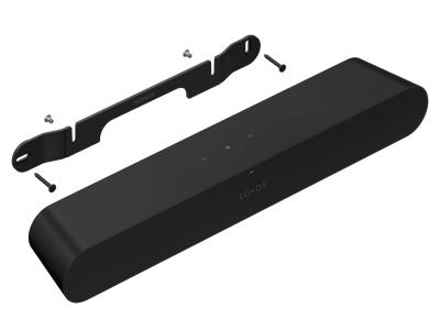 Sonos Ray Soundbar & Wall Mount in Black - Mounted Ray Set (B)