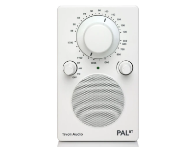 Tivoli Audio Portable Bluetooth AM/FM Radio in White - PALBTW