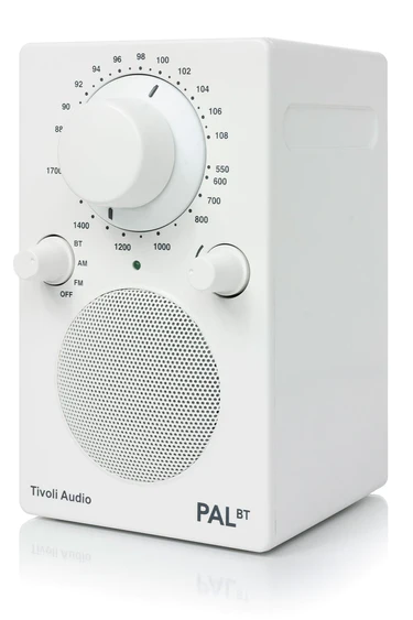 Tivoli Audio Portable Bluetooth AM/FM Radio in White - PALBTW